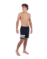 The Hurley Mens Block Party Boardshorts in Black