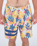 Phantom Block Party Boardshorts in Bone