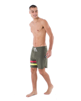 The Hurley Mens Phantom Eco Block Party Boardshorts in Charcoal Fern 2