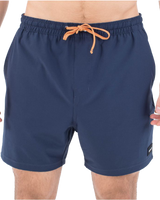 The Hurley Mens Phantom Eco Poolside Boardshorts in Obsidian