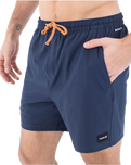 The Hurley Mens Phantom Eco Poolside Boardshorts in Obsidian