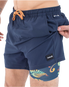 The Hurley Mens Phantom Eco Poolside Boardshorts in Obsidian