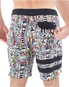 The Hurley Mens Phantom Eco 25th Block Party Boardshorts in Barely Bone