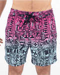 The Hurley Mens 25th Cannonball Volley Shorts in Black