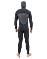 Drylock 5/4mm Hooded Chest Zip Wetsuit in Black