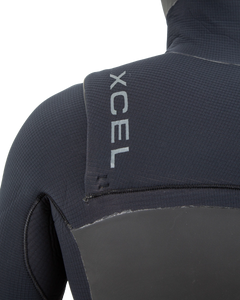 Drylock 5/4mm Hooded Chest Zip Wetsuit in Black