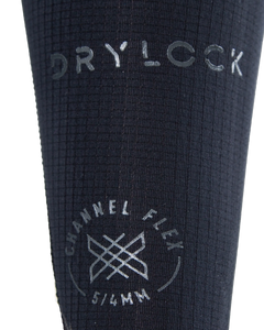 Drylock 5/4mm Hooded Chest Zip Wetsuit in Black