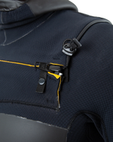 Drylock 5/4mm Hooded Chest Zip Wetsuit in Black