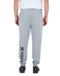 The Hurley Mens One & Only Fleece Joggers in Dark Heather Grey