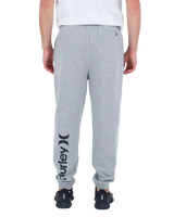 The Hurley Mens One & Only Fleece Joggers in Dark Heather Grey