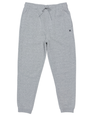 The Hurley Mens One & Only Fleece Joggers in Dark Heather Grey