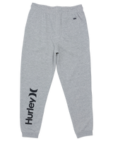 The Hurley Mens One & Only Fleece Joggers in Dark Heather Grey