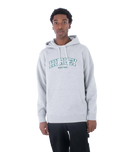 The Hurley Mens Flow Pullover Hoodie in Heather Grey