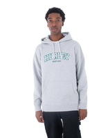 The Hurley Mens Flow Pullover Hoodie in Heather Grey