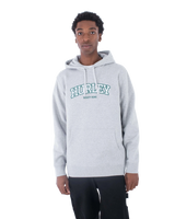 The Hurley Mens Flow Pullover Hoodie in Heather Grey