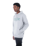 The Hurley Mens Flow Pullover Hoodie in Heather Grey