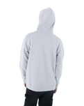 The Hurley Mens Flow Pullover Hoodie in Heather Grey