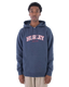 Flow Pullover Hoodie in Heather Indigo