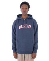 Flow Pullover Hoodie in Heather Indigo