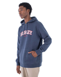 Flow Pullover Hoodie in Heather Indigo