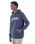 Flow Pullover Hoodie in Heather Indigo