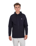 The Hurley Mens Explore Zip Hoodie in Black