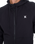 The Hurley Mens Explore Zip Hoodie in Black