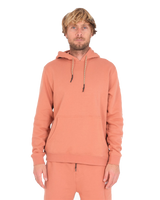 The Hurley Mens Explore Ranger Fleece Hoodie in Blush