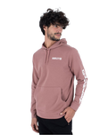 The Hurley Mens Seaside Fleece Hoodie in Phantom Rose