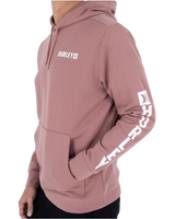 The Hurley Mens Seaside Fleece Hoodie in Phantom Rose