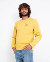 The Hurley Mens Doheny Sweatshirt in Dusty Cheddar