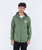 The Hurley Mens Shady Slub Zip Hoodie in Malverde