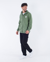 The Hurley Mens Shady Slub Zip Hoodie in Malverde