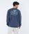 The Hurley Mens Lounge Slub Crew Sweatshirt in Iron Ore