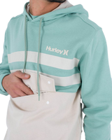 The Hurley Mens Oceeancare Block Party Hoodie in Cilantro