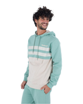 The Hurley Mens Oceeancare Block Party Hoodie in Cilantro