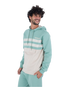 The Hurley Mens Oceeancare Block Party Hoodie in Cilantro