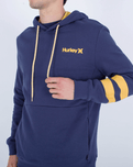 The Hurley Mens Oceancare Hoodie in Submarine