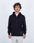 Laguna Zip Hoodie in Black