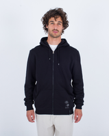 Laguna Zip Hoodie in Black