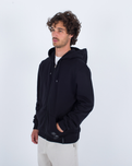 Laguna Zip Hoodie in Black