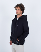 Laguna Zip Hoodie in Black