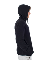 The Hurley Mens Mesa Ridgeline Zip Hoodie in Black