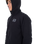 The Hurley Mens Mesa Ridgeline Zip Hoodie in Black