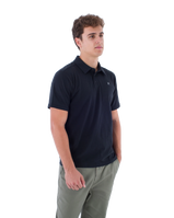 The Hurley Mens H2O-Dri Ace Slub Polo Shirt in Black