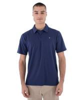 H2O-Dri Ace Slub Polo Shirt in Midnight Aqua