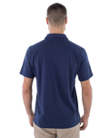 H2O-Dri Ace Slub Polo Shirt in Midnight Aqua