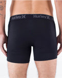 The Hurley Mens Supersoft Boxers (3 Pack) in Black