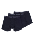 The Hurley Mens Supersoft Boxers (3 Pack) in Black