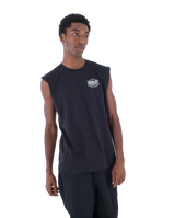 The Hurley Mens Organic Supply Muscle Vest in Black